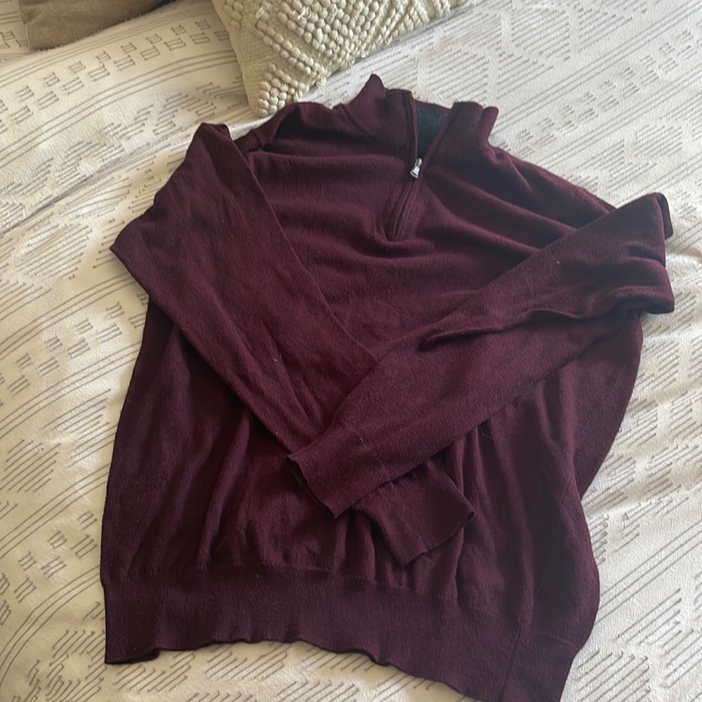 Zip pullover sweater